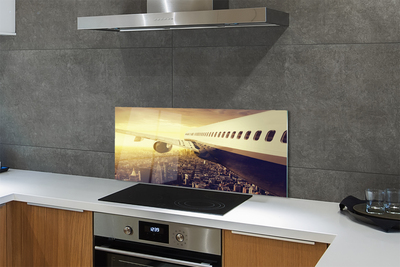 Painel de vidro Cidade do avião oeste