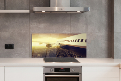 Painel de vidro Cidade do avião oeste