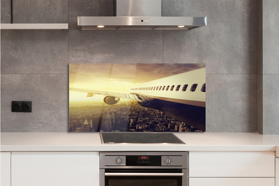 Painel de vidro Cidade do avião oeste