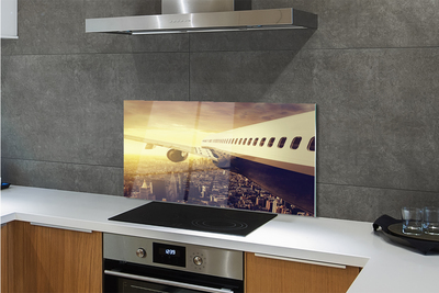 Painel de vidro Cidade do avião oeste