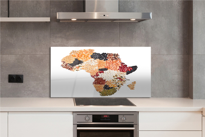 Painel de vidro Mapa de especiarias