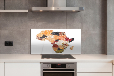 Painel de vidro Mapa de especiarias