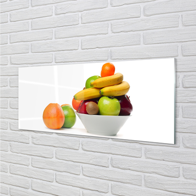 Painel de vidro Frutas em uma tigela