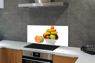 Painel de vidro Frutas em uma tigela