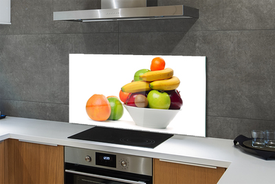 Painel de vidro Frutas em uma tigela