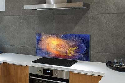 Painel de vidro Homem do céu