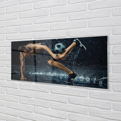 Painel de vidro Chuva de bolas masculinas