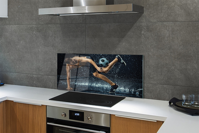 Painel de vidro Chuva de bolas masculinas