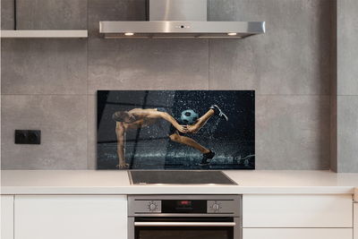 Painel de vidro Chuva de bolas masculinas