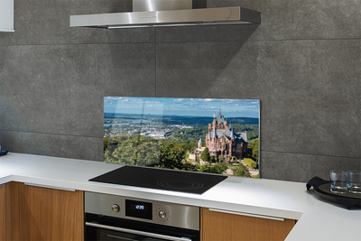 Painel de vidro Panorama da cidade-castelo da Alemanha