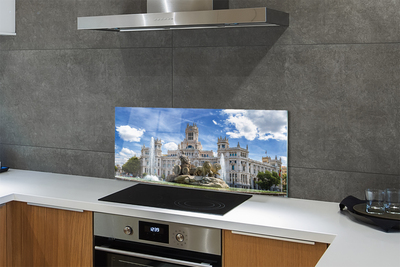 Painel de vidro Espanha Fonte Palácio Madrid