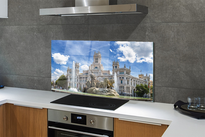 Painel de vidro Espanha Fonte Palácio Madrid