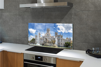 Painel de vidro Espanha Fonte Palácio Madrid