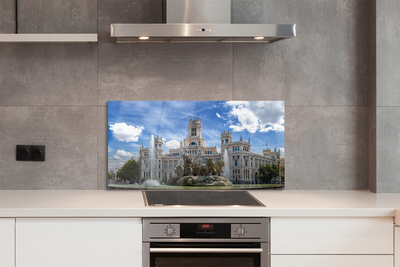 Painel de vidro Espanha Fonte Palácio Madrid