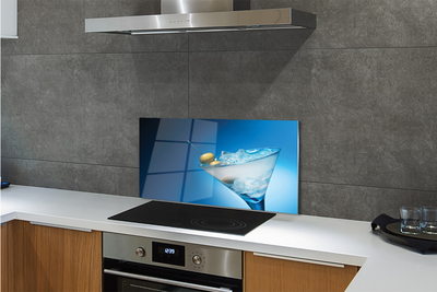 Painel de vidro Um copo de azeitonas