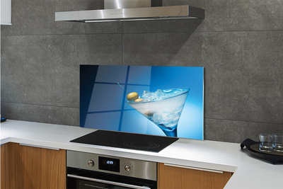 Painel de vidro Um copo de azeitonas