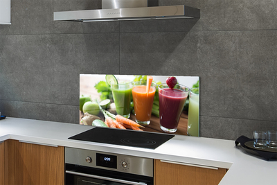 Painel de vidro Smoothies de vegetais