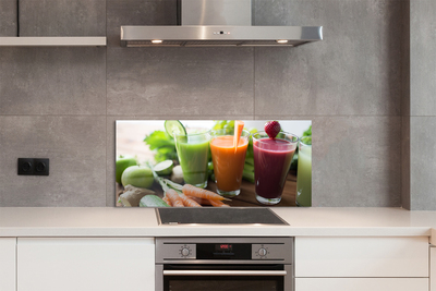 Painel de vidro Smoothies de vegetais