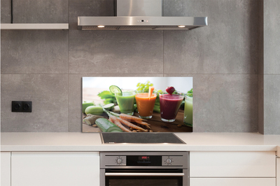 Painel de vidro Smoothies de vegetais