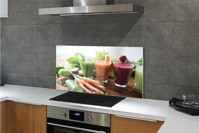 Painel de vidro Smoothies de vegetais