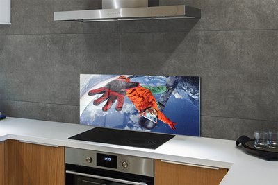 Painel de vidro Homem do conselho