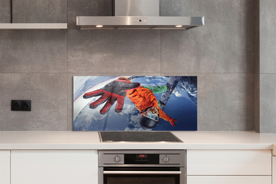 Painel de vidro Homem do conselho