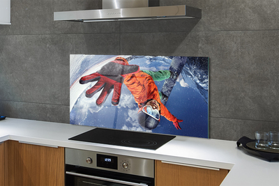 Painel de vidro Homem do conselho