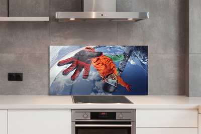 Painel de vidro Homem do conselho