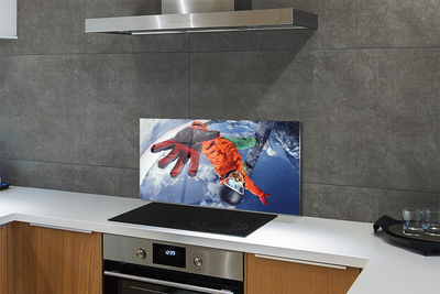 Painel de vidro Homem do conselho