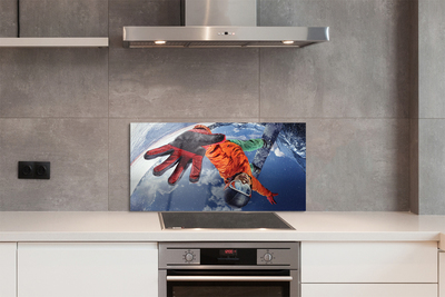 Painel de vidro Homem do conselho