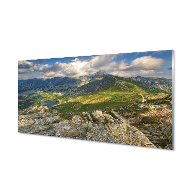 Painel de vidro Lago de montanha