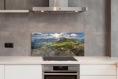 Painel de vidro Lago de montanha