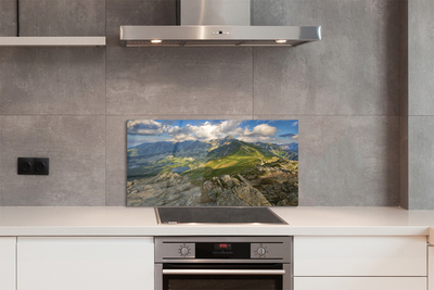 Painel de vidro Lago de montanha