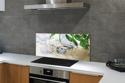 Painel de vidro Respingo de gota d'água