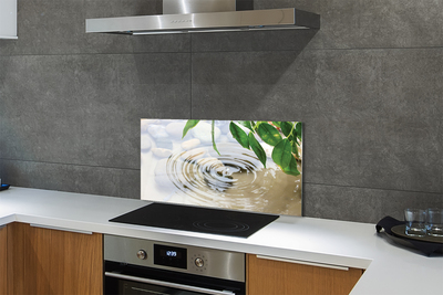 Painel de vidro Respingo de gota d'água