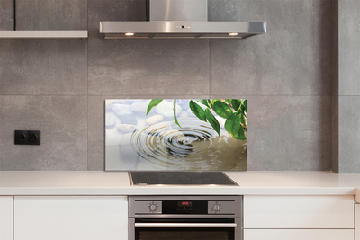 Painel de vidro Respingo de gota d'água