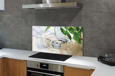 Painel de vidro Respingo de gota d'água