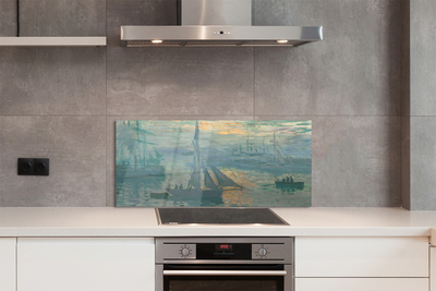 Painel de vidro Veleiro de arte leste