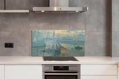 Painel de vidro Veleiro de arte leste