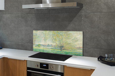 Painel de vidro Arte do Prado Pintado