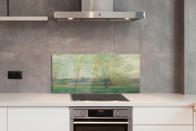 Painel de vidro Arte do Prado Pintado