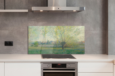 Painel de vidro Arte do Prado Pintado