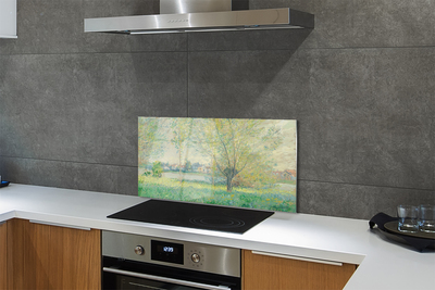 Painel de vidro Arte do Prado Pintado