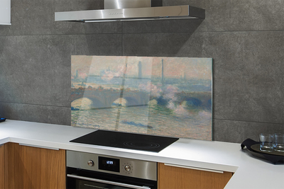 Painel de vidro Arte de paisagem pintada