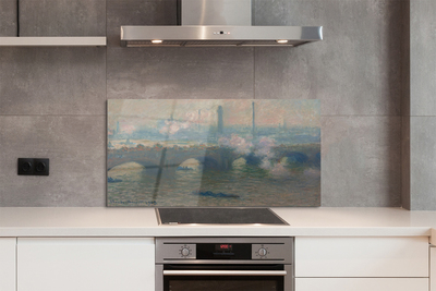 Painel de vidro Arte de paisagem pintada