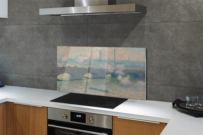 Painel de vidro Arte de paisagem pintada