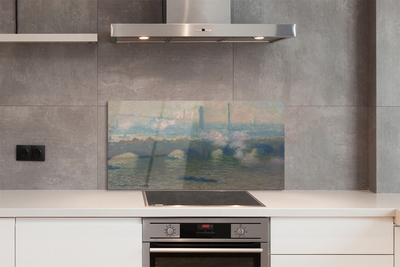 Painel de vidro Arte de paisagem pintada