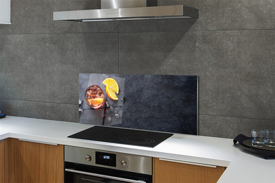 Painel de vidro Chá gelado de limão