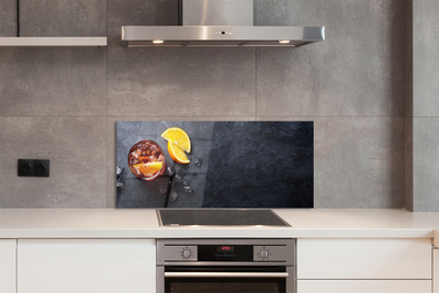 Painel de vidro Chá gelado de limão