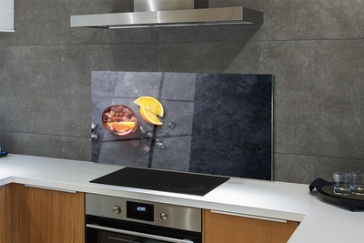 Painel de vidro Chá gelado de limão